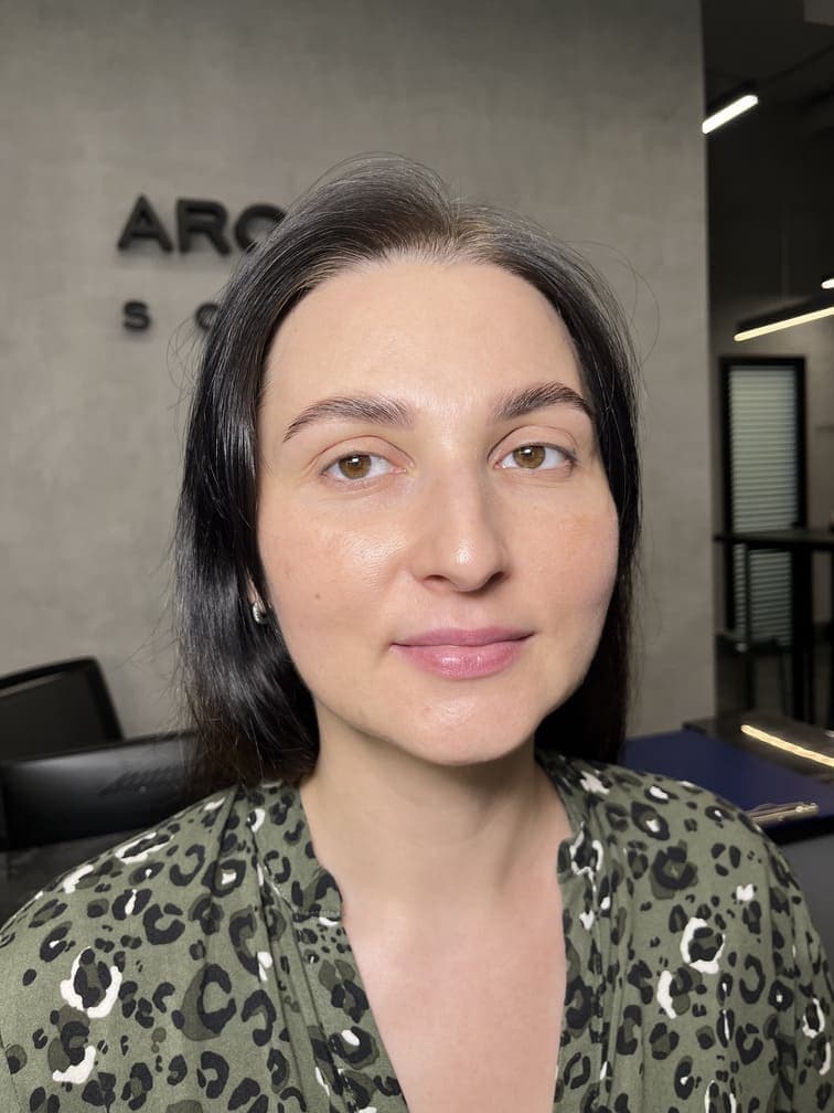 Результат ученика по бровям 4