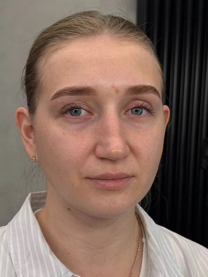 Результат ученика по бровям 14