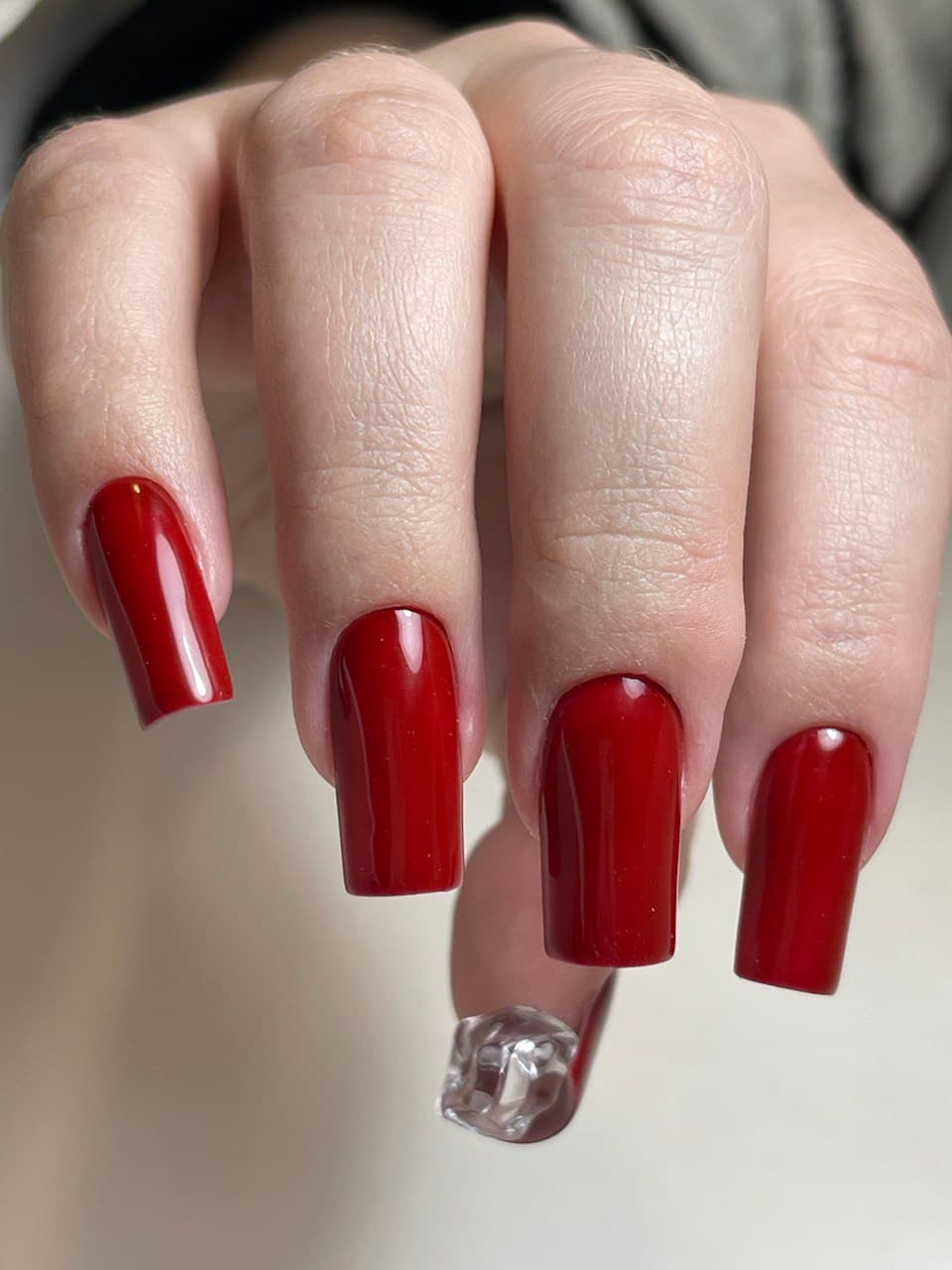 Наращивание ногтей ученицы после курса 4