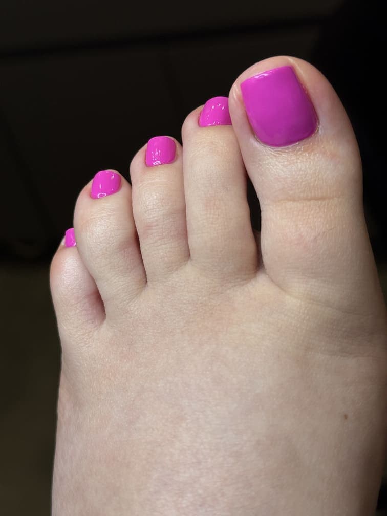 Результат ученика — педикюр 1