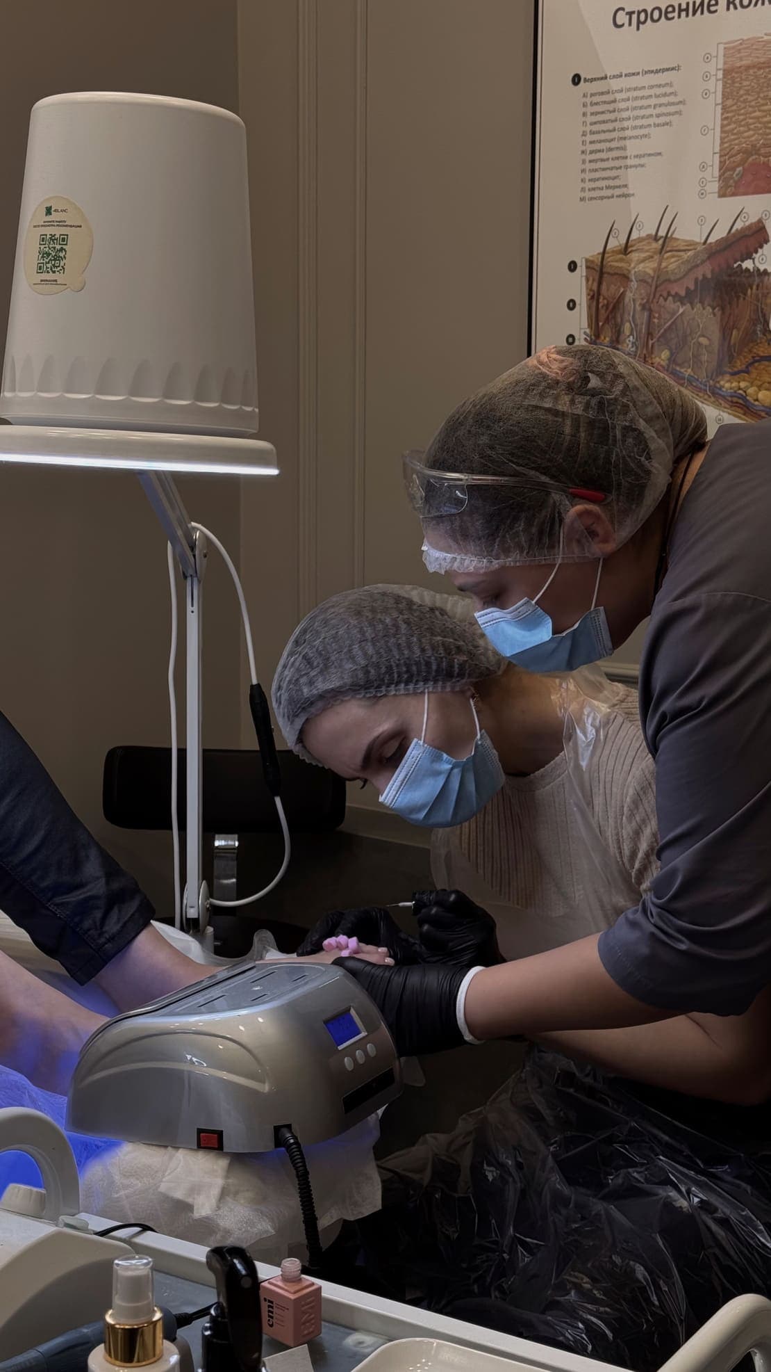 Отработка техники педикюра